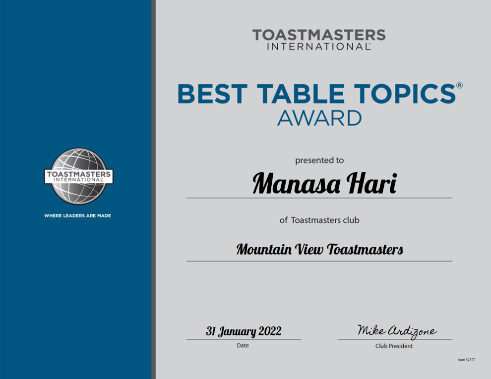 Toastmasters International